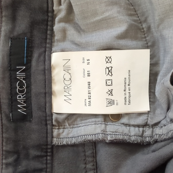 MARC CAIN* German brand premium velvety skinny stretch jeans pants button front - Picture 12 of 14